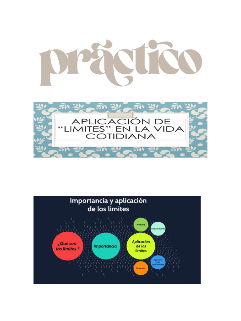 Limites en La Vida Diaria | PDF