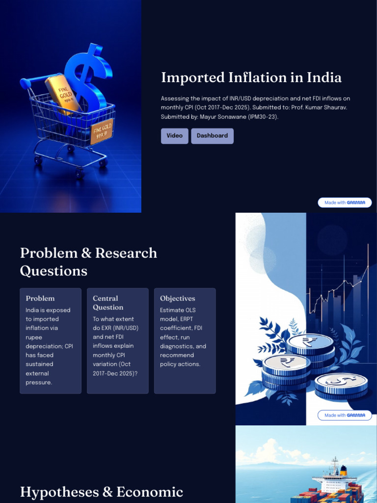 Imported Inflation in India | PDF | Statistical Analysis | Teaching ...