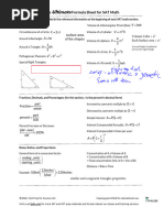 Year 11 Mathematics Methods Formula Sheet | PDF | Trigonometric ...