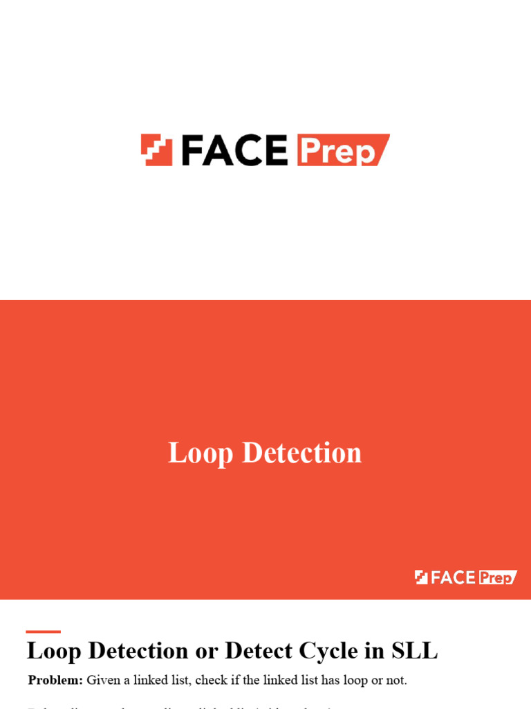 Day 1 Loop Detection | PDF | Pointer (Computer Programming) | Computer ...