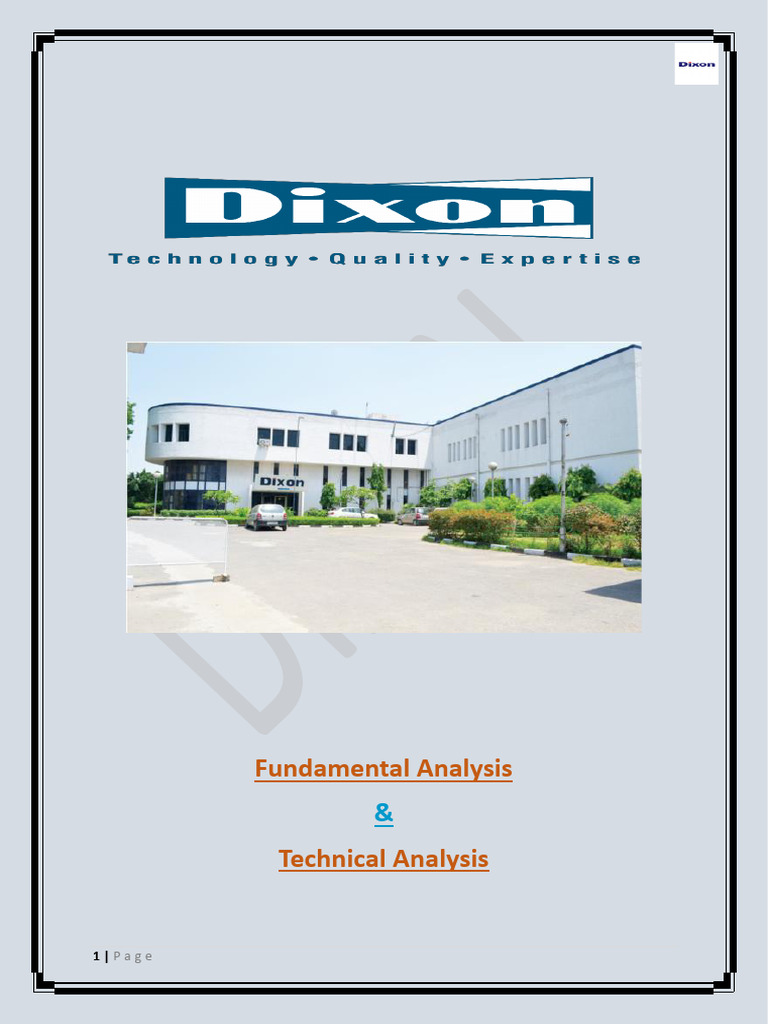Dixon Technologies | PDF