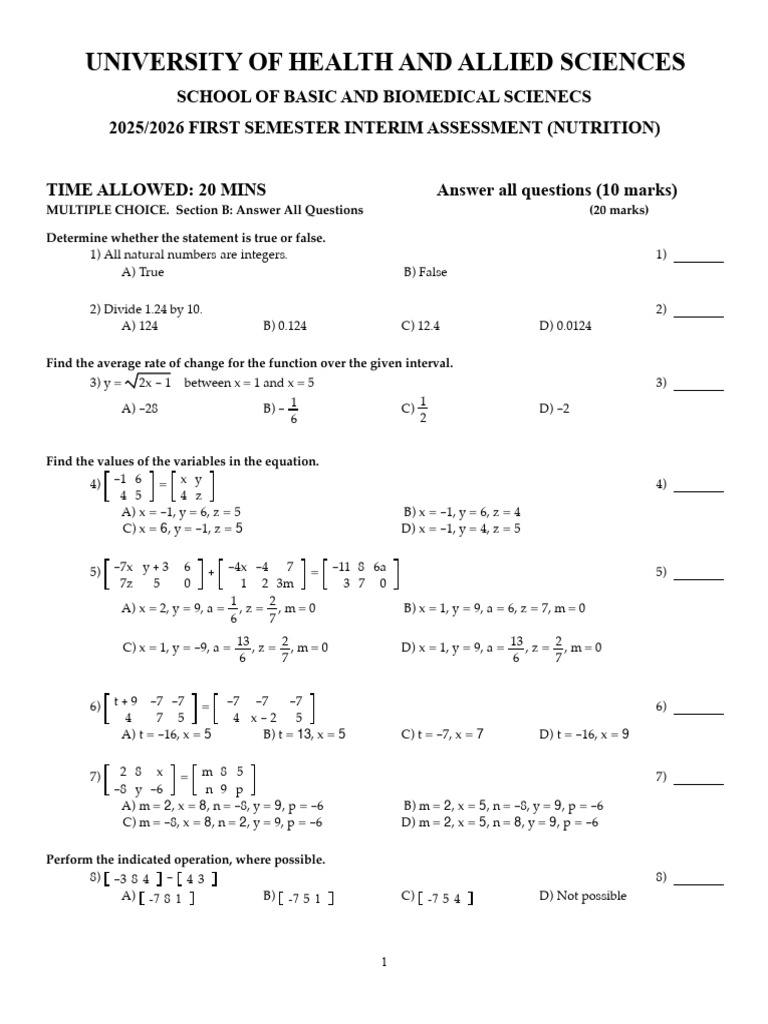 Quantitative Literacy Trial Questions | PDF | Pint | Tangent