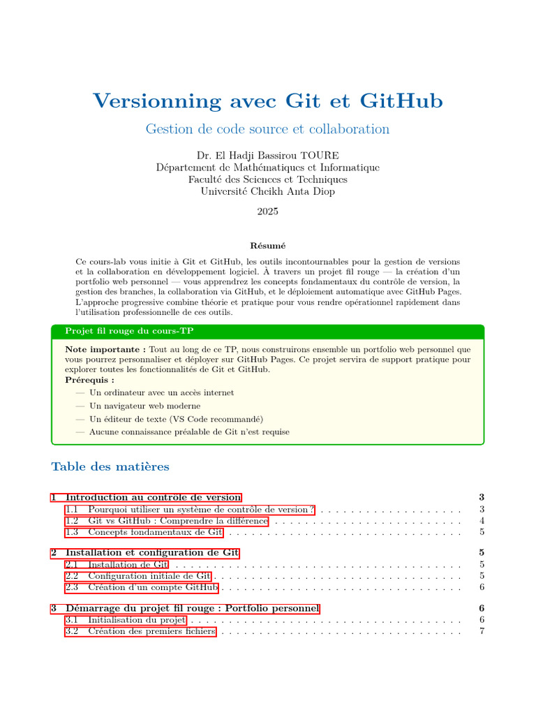 Git Github | PDF | Gestion de versions | Internet