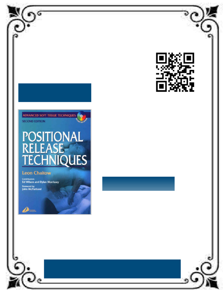 Positional Release Techniques 2nd Edition Leon Chaitow ND Do Ebook ...