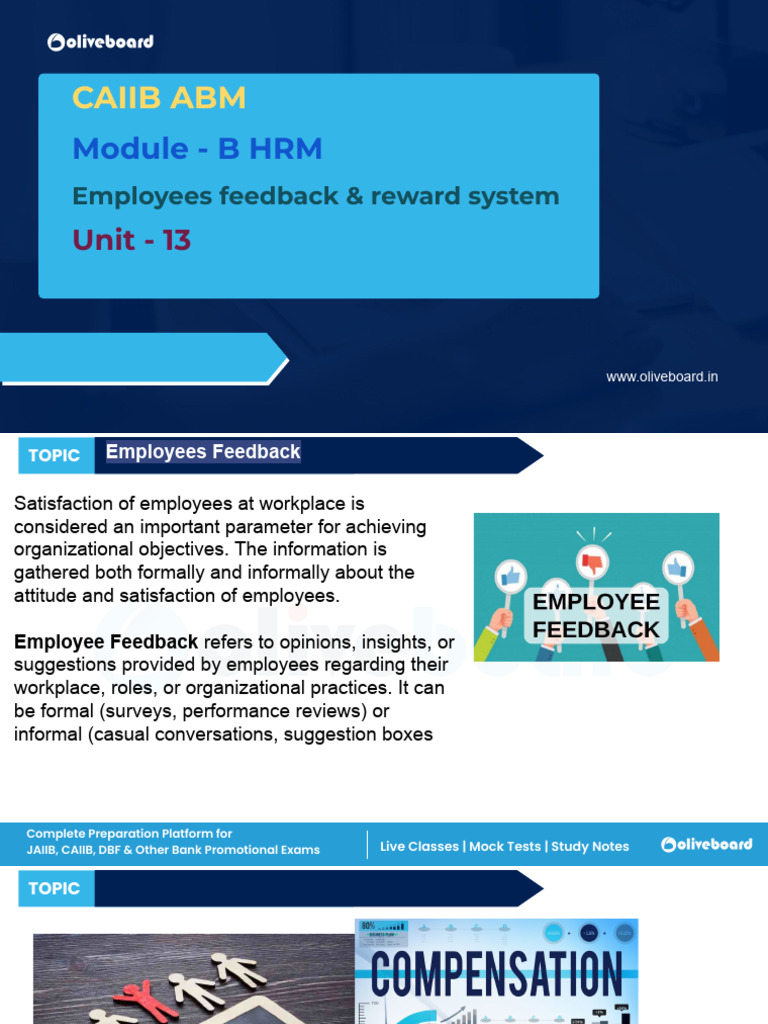 Module B - Employees Feedback 1767109526 | PDF | Employment | Salary