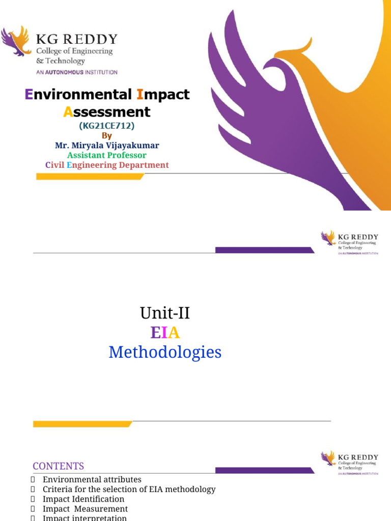 Unit II | PDF | Environmental Impact Assessment | Climate Change Mitigation