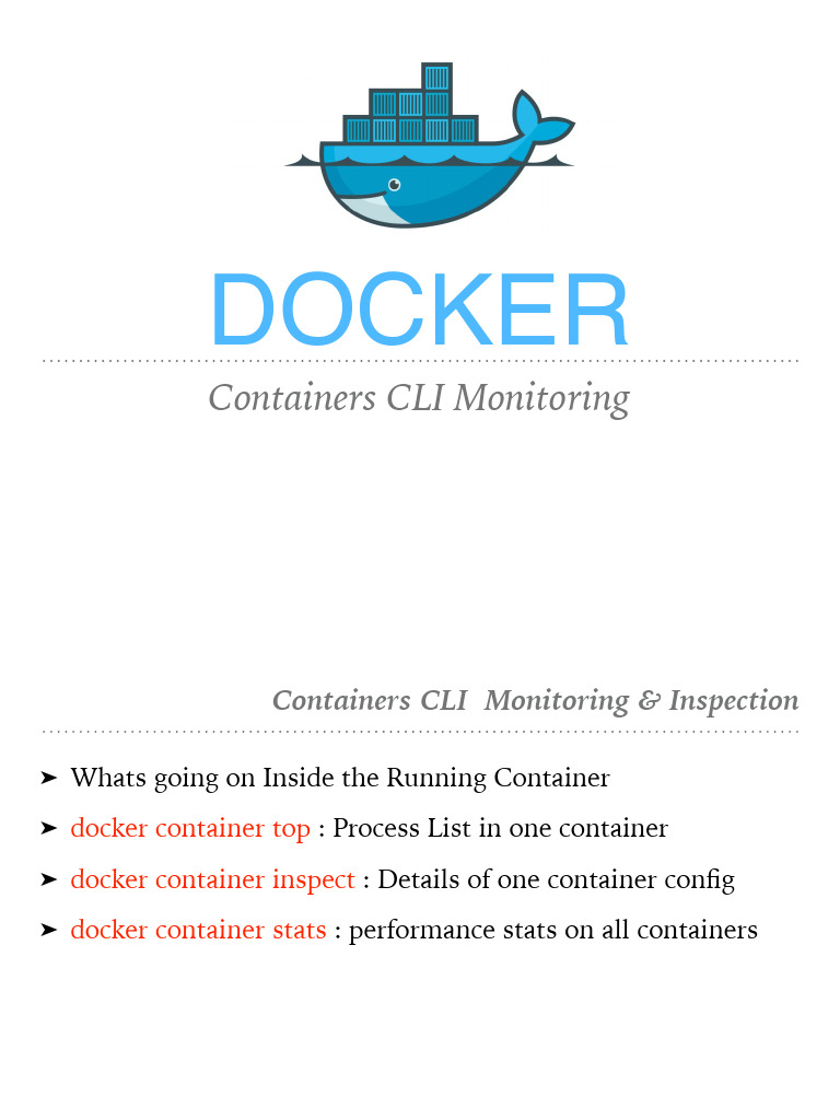 2.1 Containers CLI Process | PDF