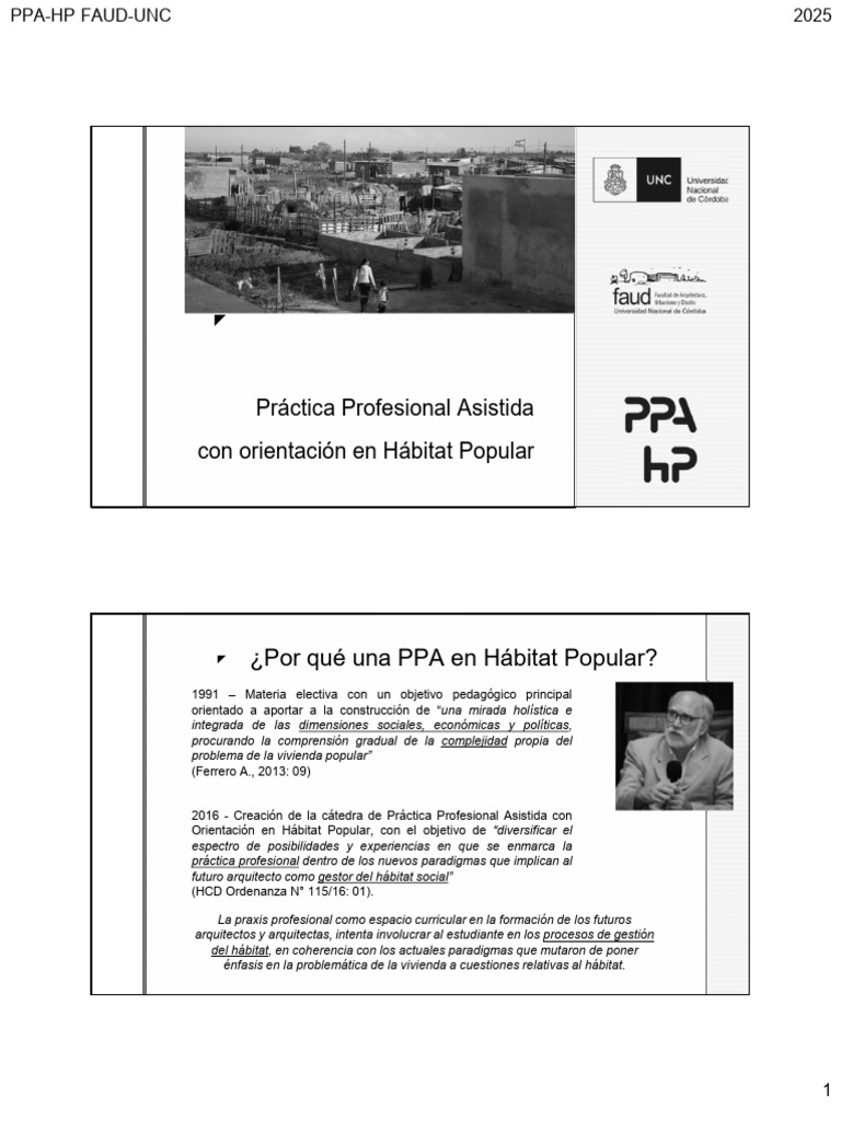 01. Presentación Materia - Condiciones de Cursado (2025) | PDF ...