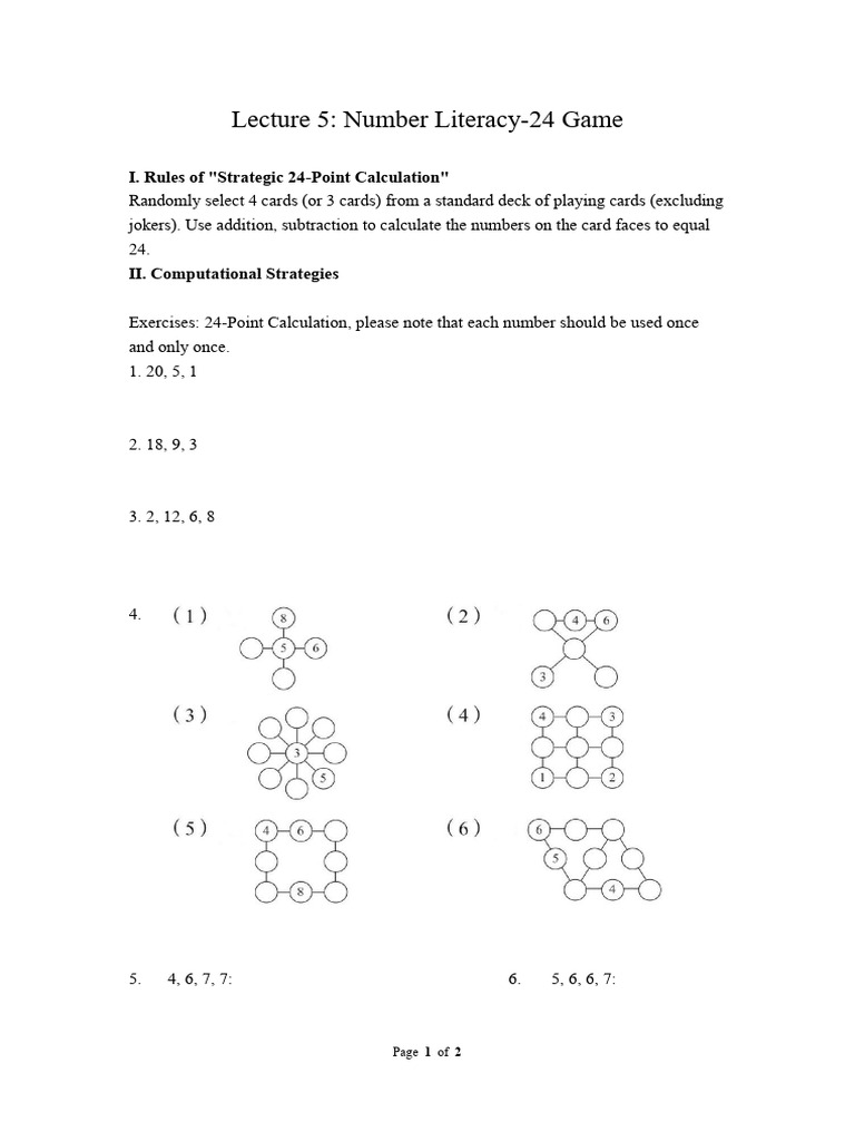 G1L23 24 Points Exercise For Tang | PDF