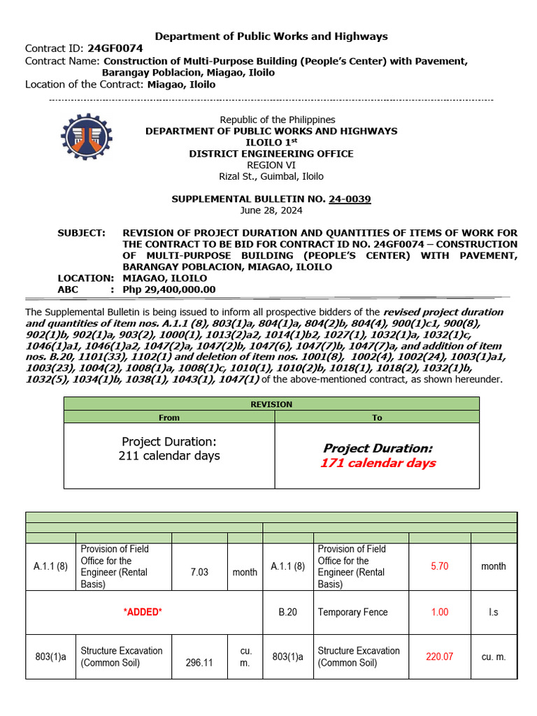 DPWH 2 | PDF | Window | Concrete