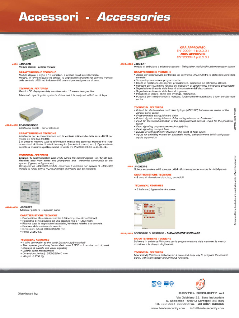 J400 Series Accessories | PDF