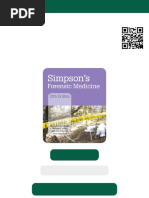 Simpson's Forensic Medicine 15th Edition | PDF | Supreme Courts