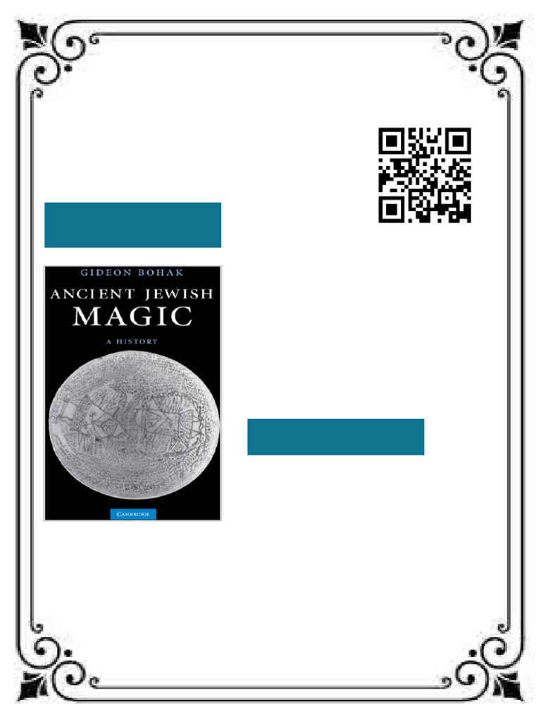 Ancient Jewish Magic A History 1st Edition Gideon Bohak Ebook Testbank ...