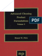 Advanced Cleaning Product Formulations Volume5