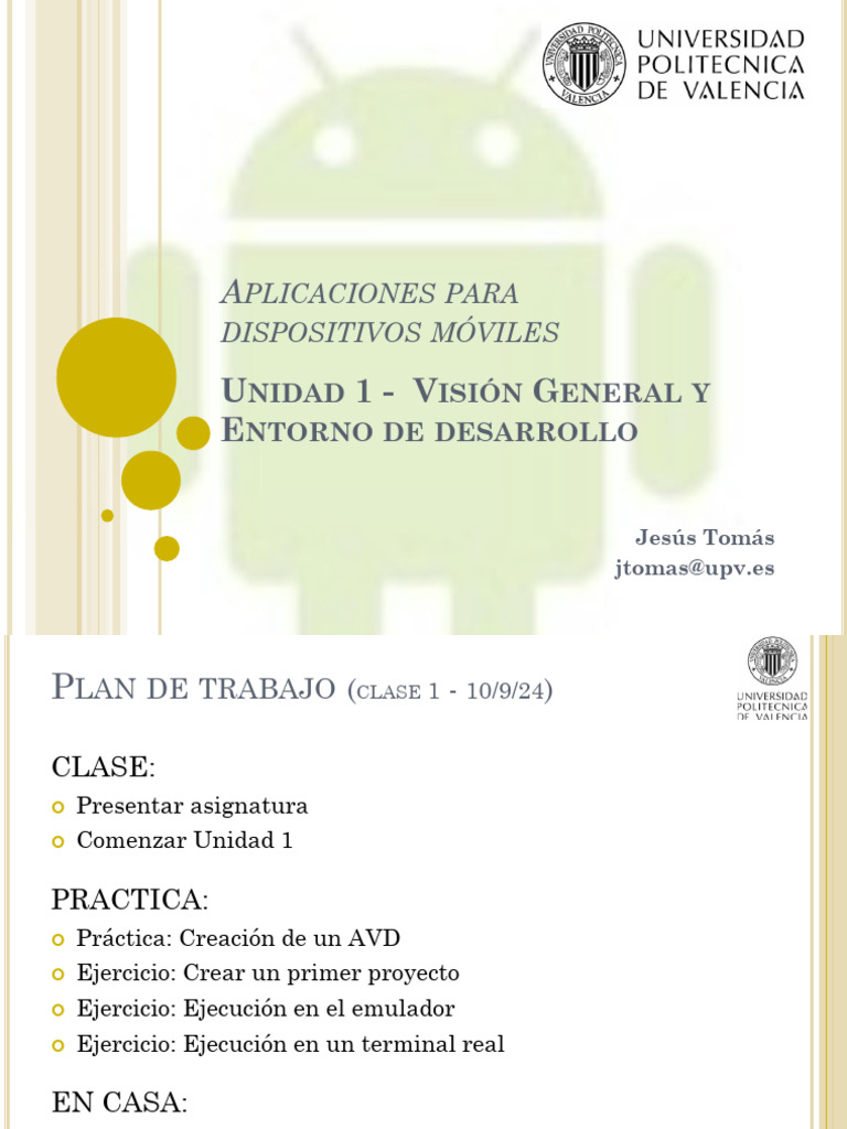 U1 Vision General-3 | PDF | Android (sistema operativo) | Java ...