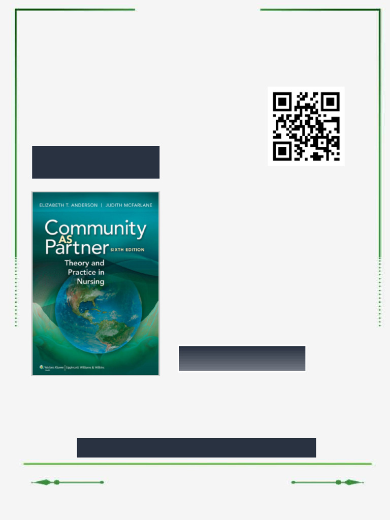 Community as Partner THEORY AND PRACTICE IN NURSING 6th Edition by ...