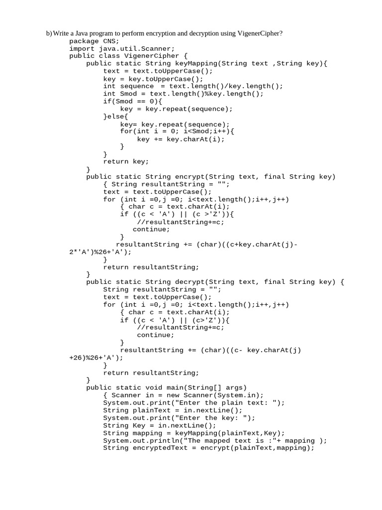 Vigen Er Cipher | PDF | Encryption | Espionage Techniques