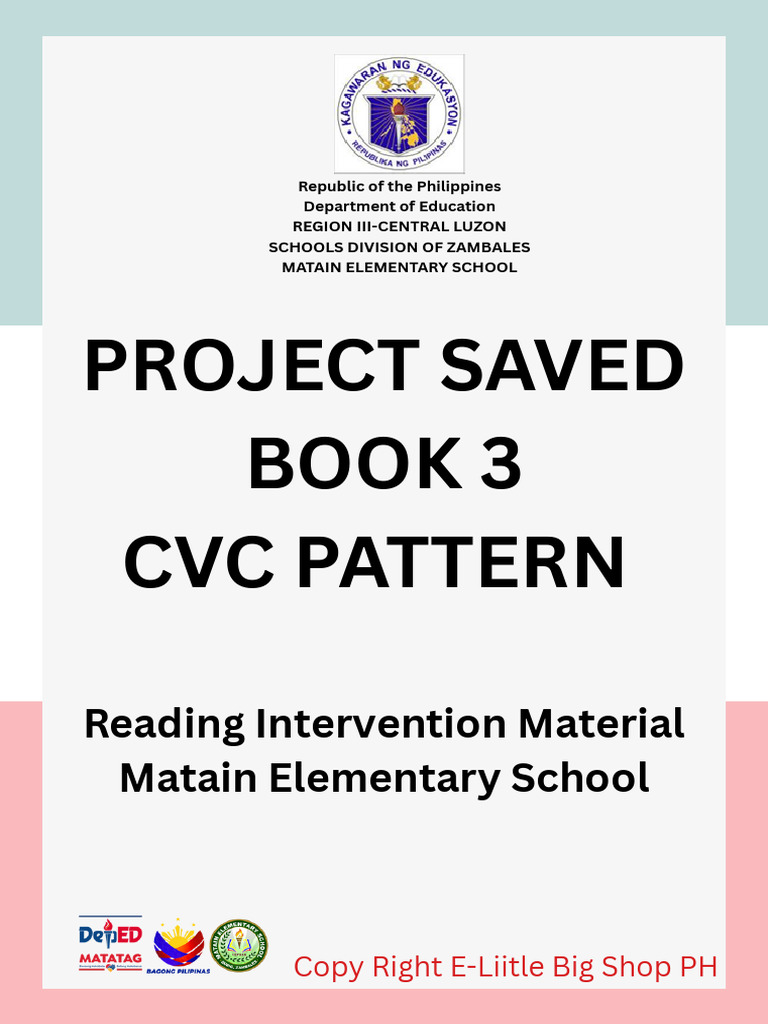 Book 3 CVC Words | PDF