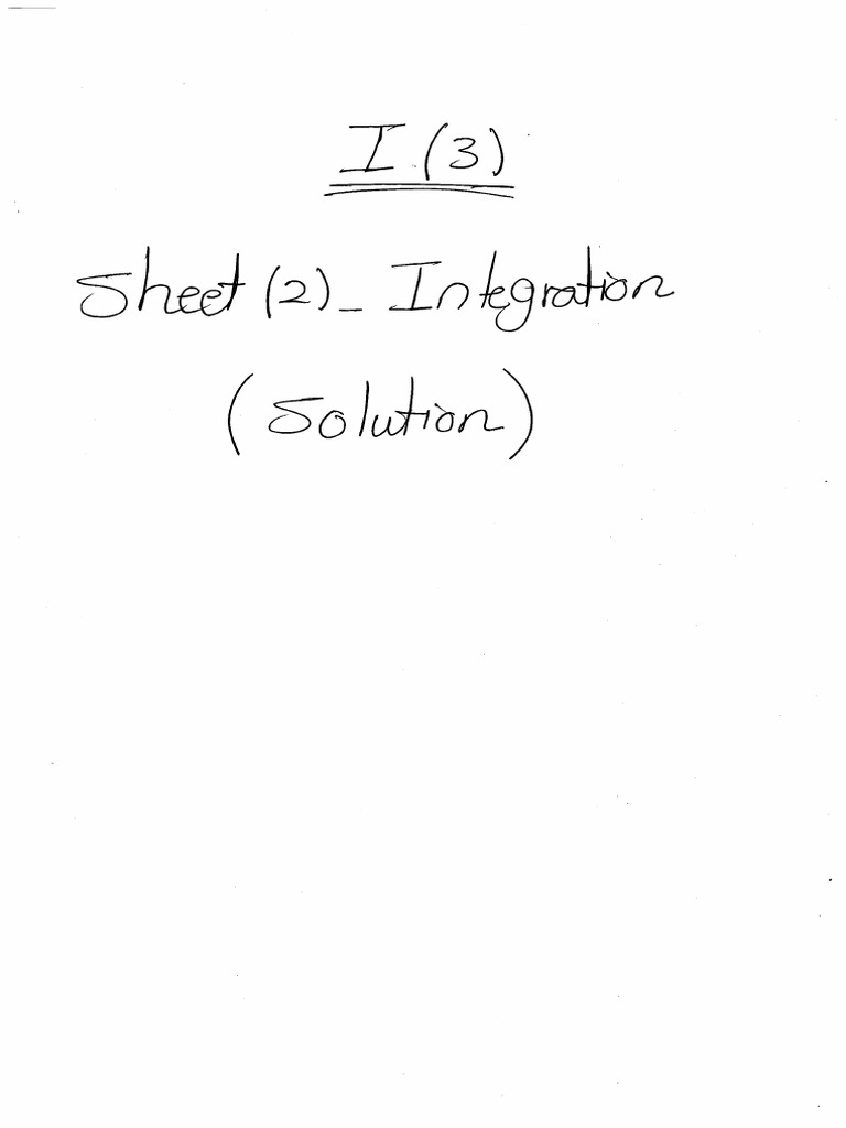 sheet 2 sol. | PDF