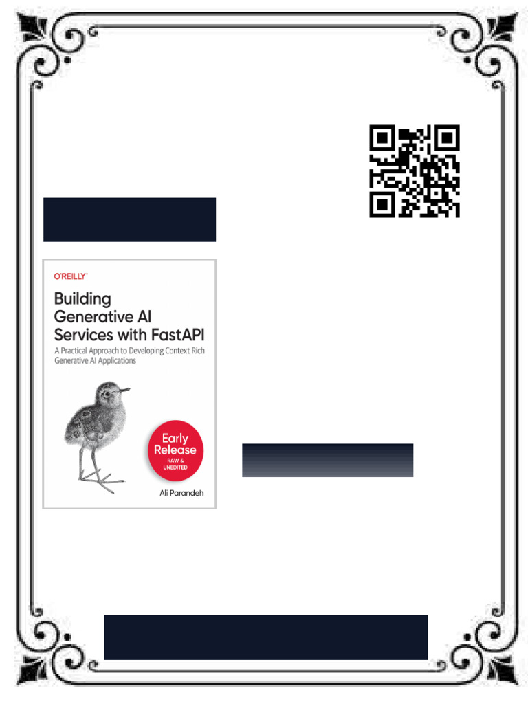 Building Generative AI Services With FastAPI (Early Release) 1st ...