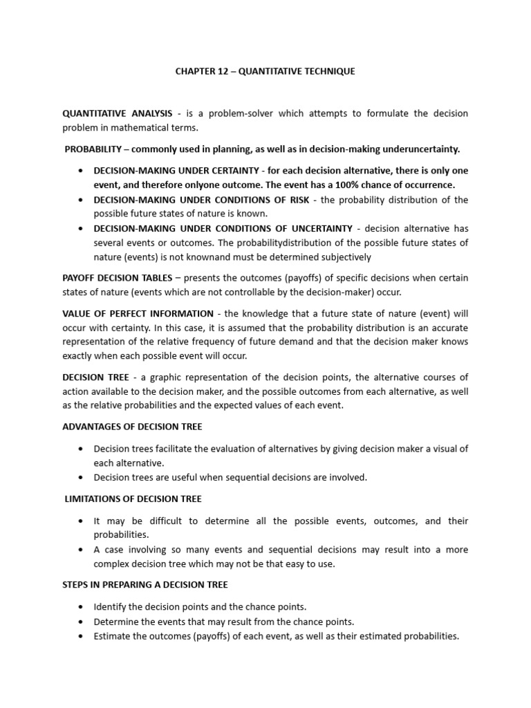 Chapter-12 Notes Calambro | PDF | Mathematical Optimization | Decision ...