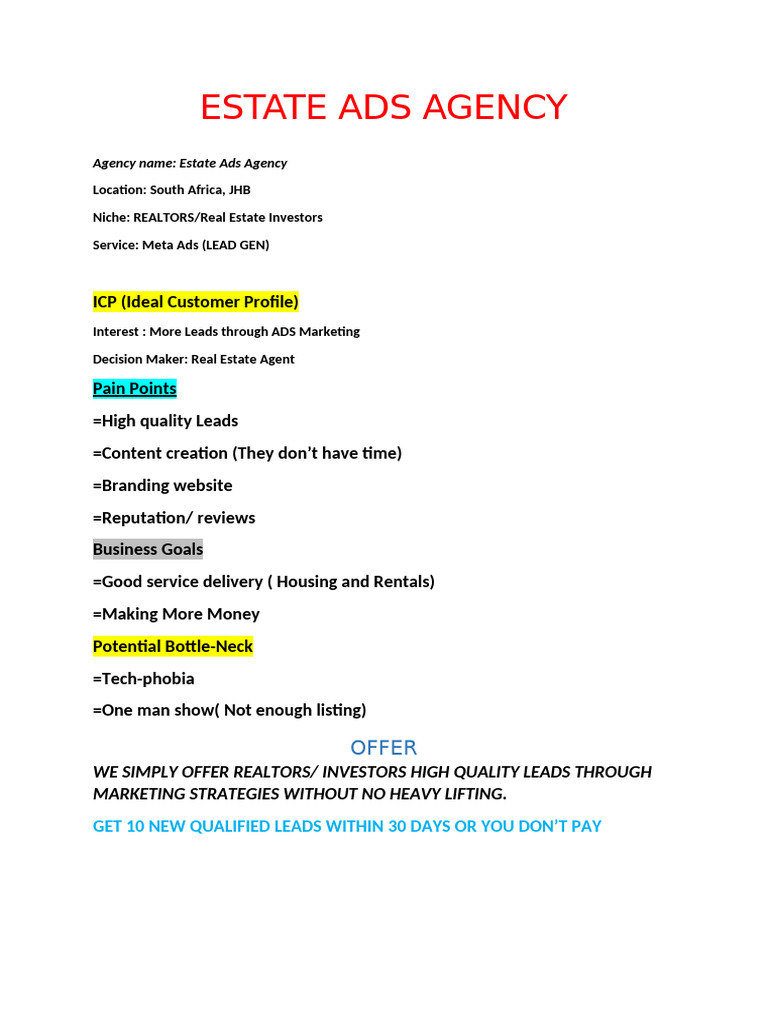 SMMA PLAN | PDF