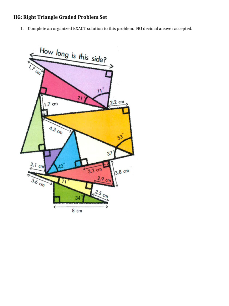 21.HG.right Triangle Challenges | PDF