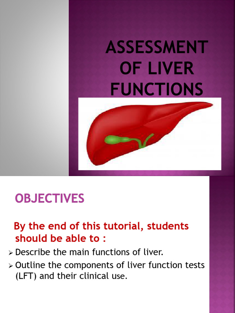 Liver function tests | PDF | Alanine Transaminase | Liver