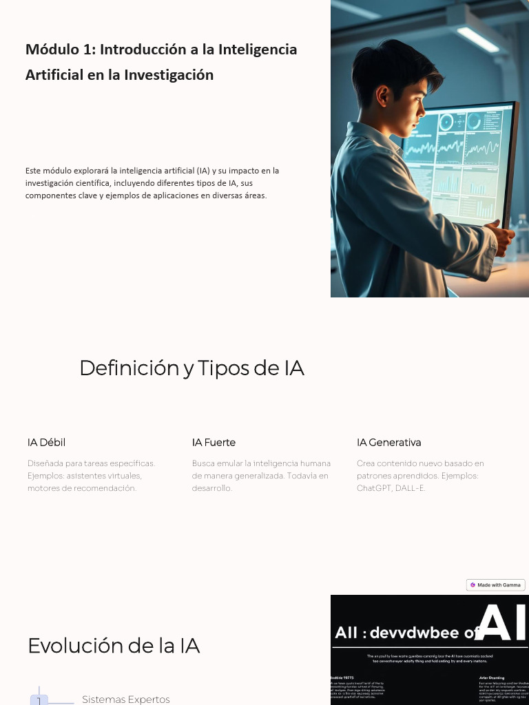 Modulo 1 Introduccion A La Inteligencia Artificial en La Investigacion ...