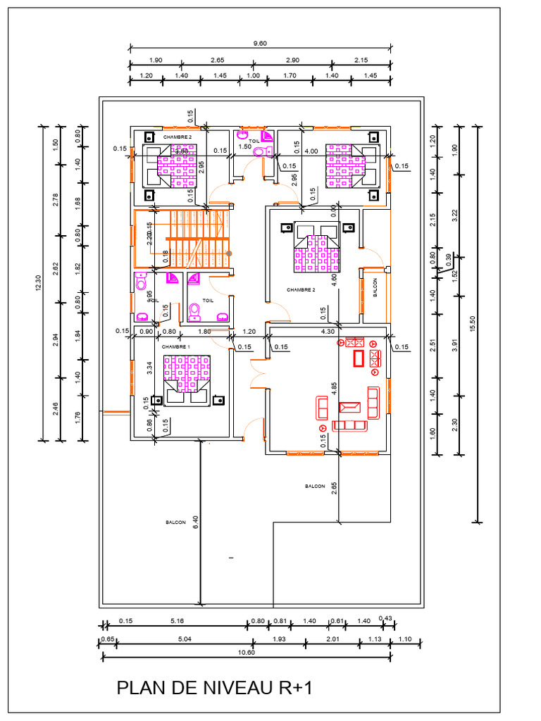 Plan R+1 | PDF