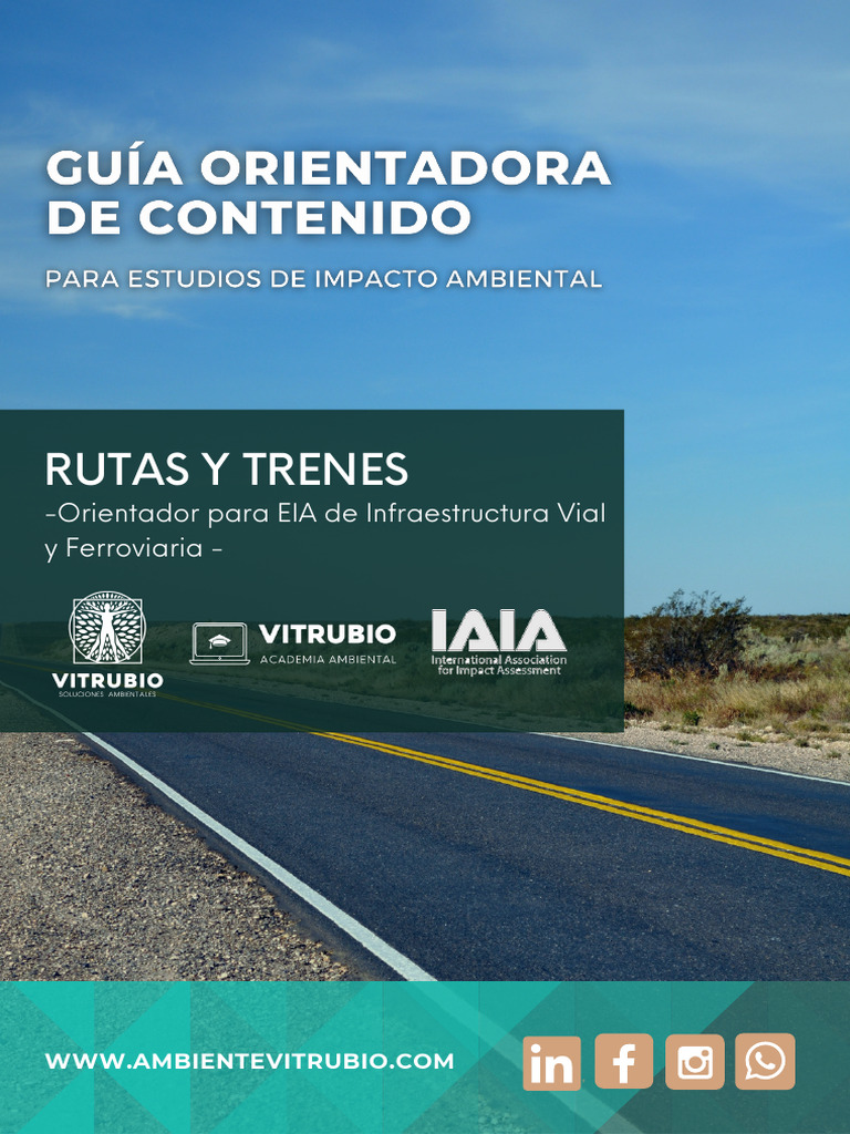 6 Guia para EIA de Rutas y Trenes | PDF | Evaluación de impacto ...