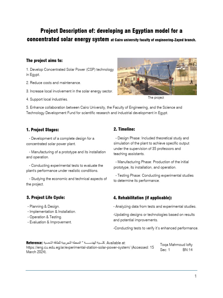 Final | PDF | Solar Power | Prototype