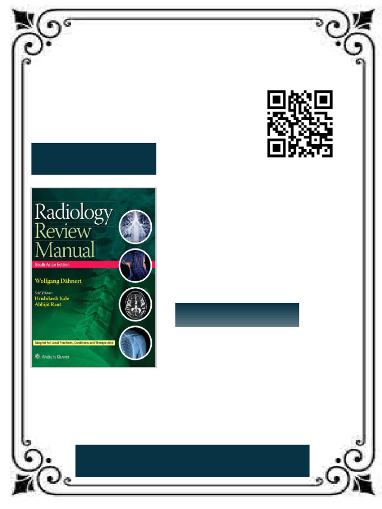 Radiology Review Manual 8th Edition Kale H. ebook testbank