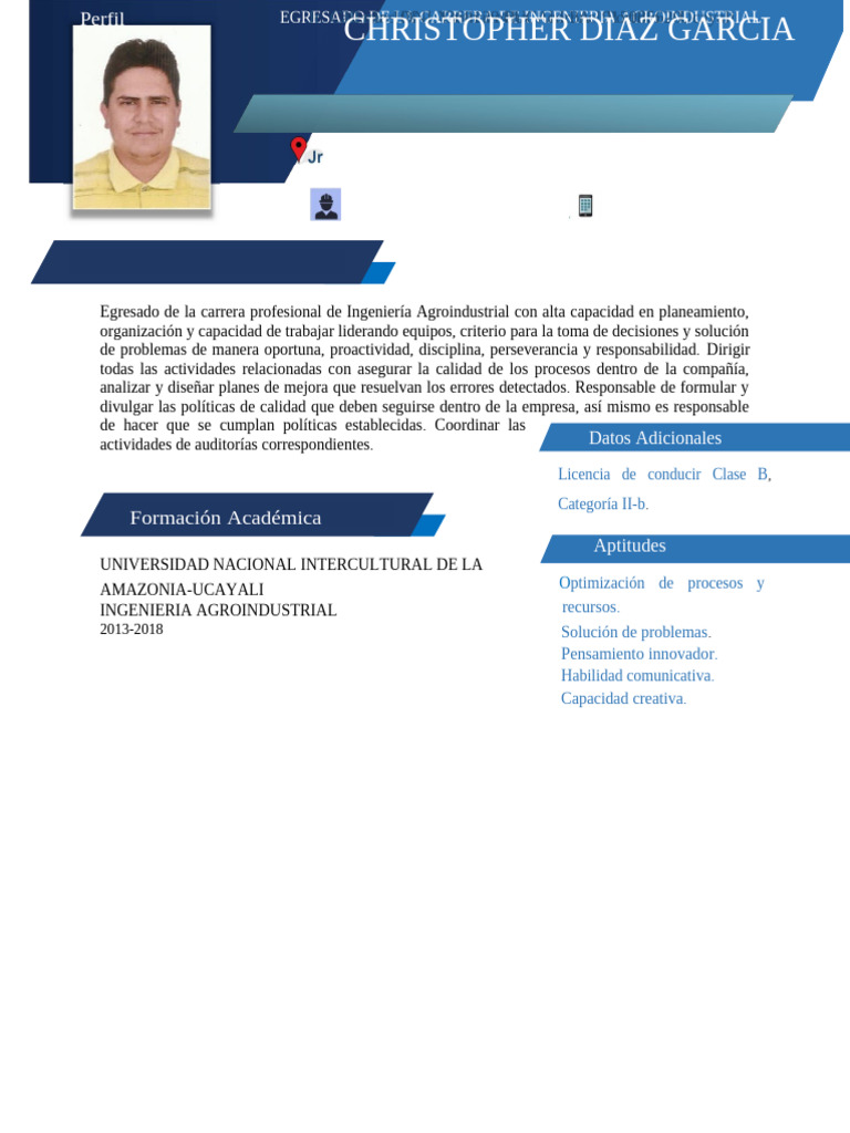 Cv Christopher Diaz Garcia _091623 | PDF