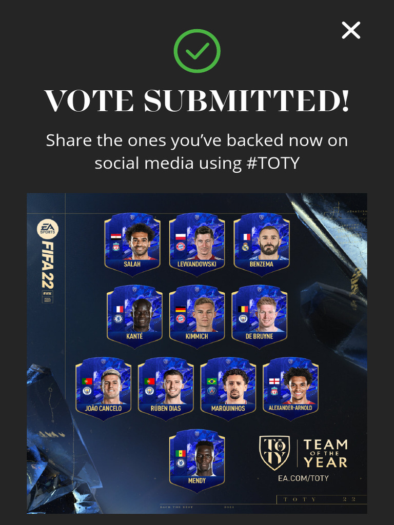 FIFA 22 - Team of The Year - EA SPORTS Official Site | PDF