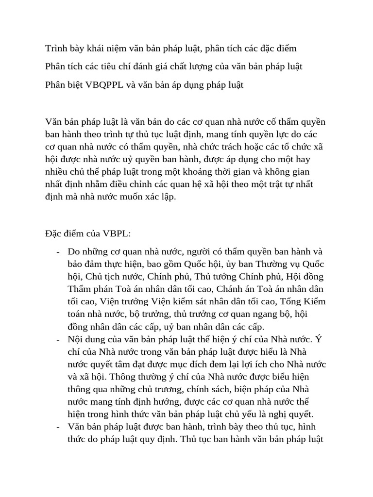Xay Dung VBPL | PDF