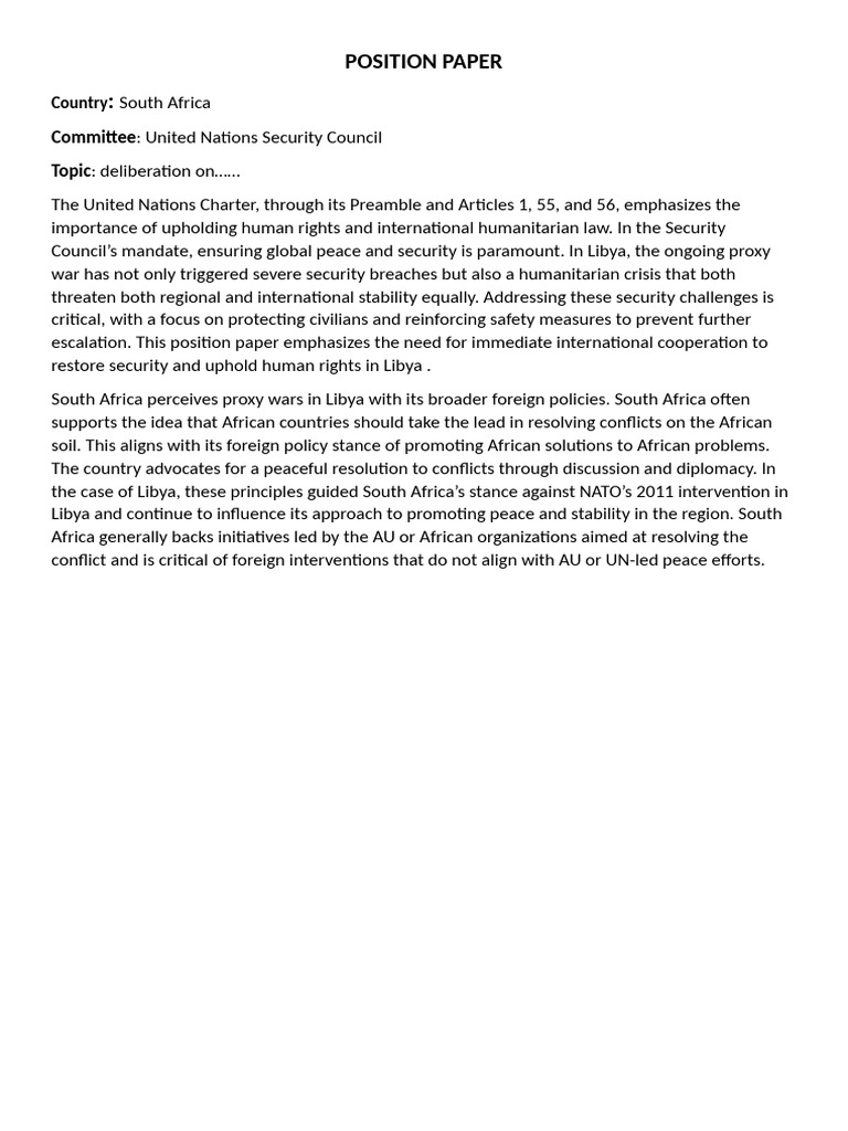 Position Paper | PDF