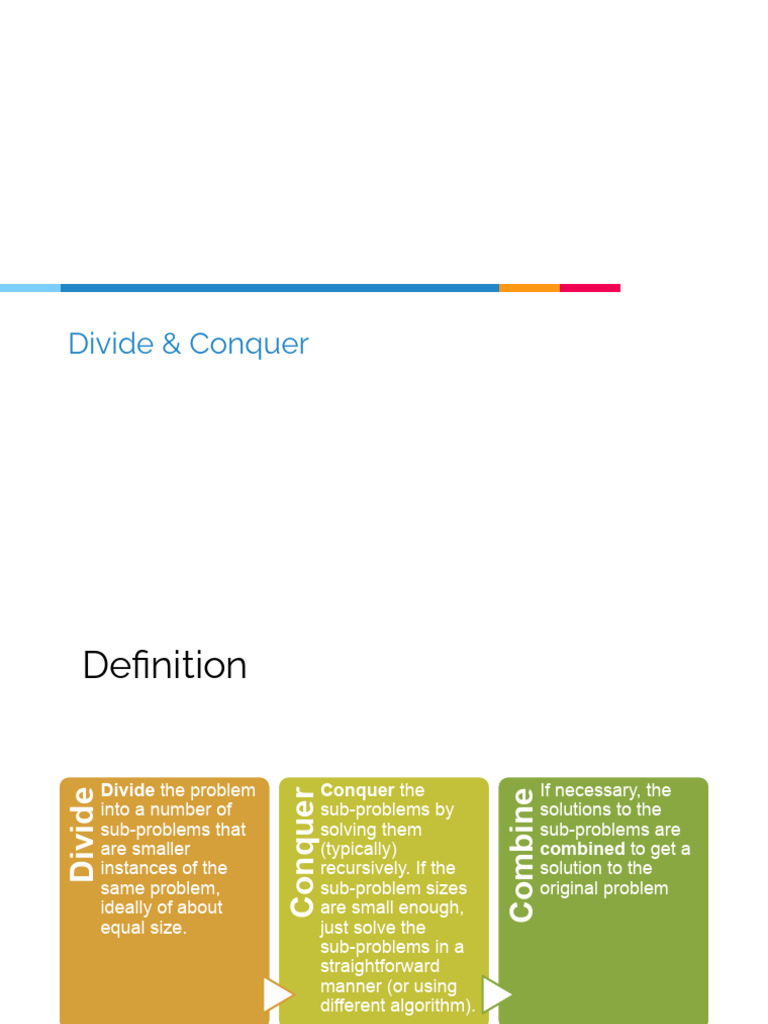 12 - Divide and Conquer.pptx | PDF | Computer Programming | Algorithms ...
