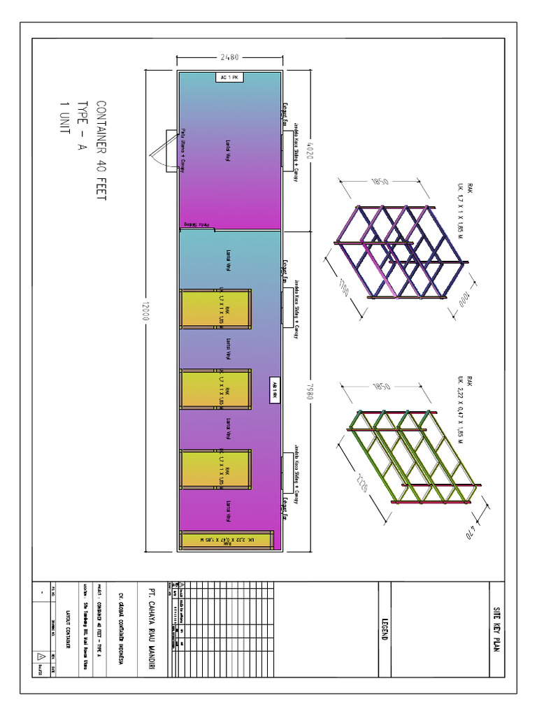 Container 40 Feet Type-A Pt Crm | PDF
