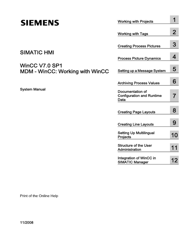 WinCCInformationSystemWorking en US | PDF | Keyboard Shortcut | Window ...