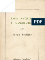 Jorge Teillier - Para Angeles y Gorriones