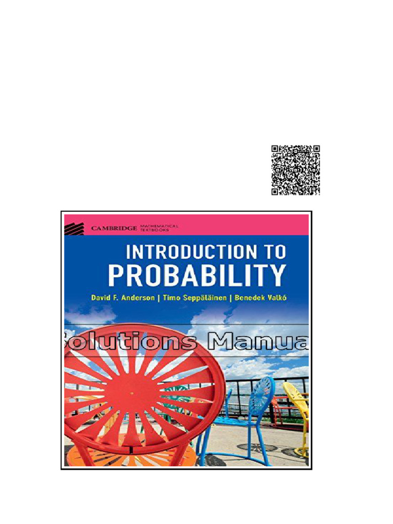 Introduction To Probability 1st Edition Anderson Solutions Manual | PDF ...