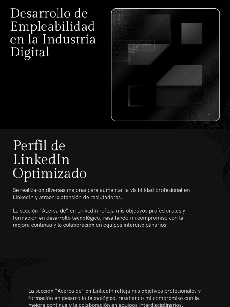 Presentación - En La Industria Digital | PDF | Script Java | Desarrollo web
