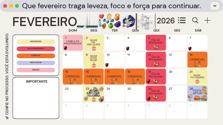 Branco e Pastel Moderno Calendário de Conteúdo Mensal 2026 (3) (1) | PDF