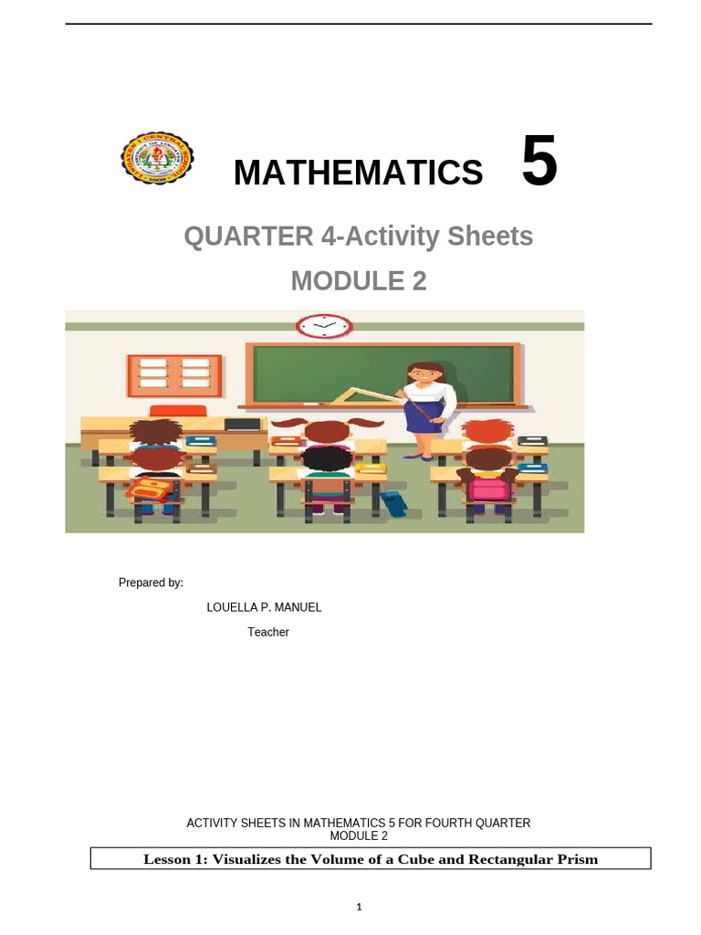 LEARNING-MATH2 | PDF | Litre | Volume
