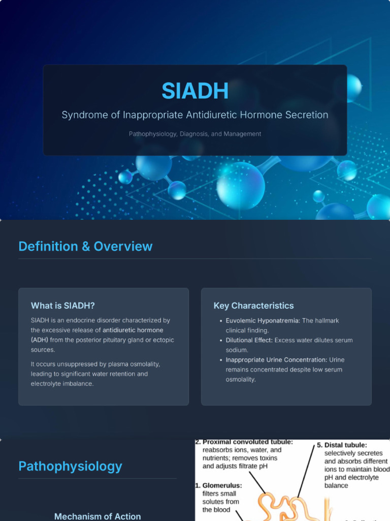 SIADH Presentation | PDF