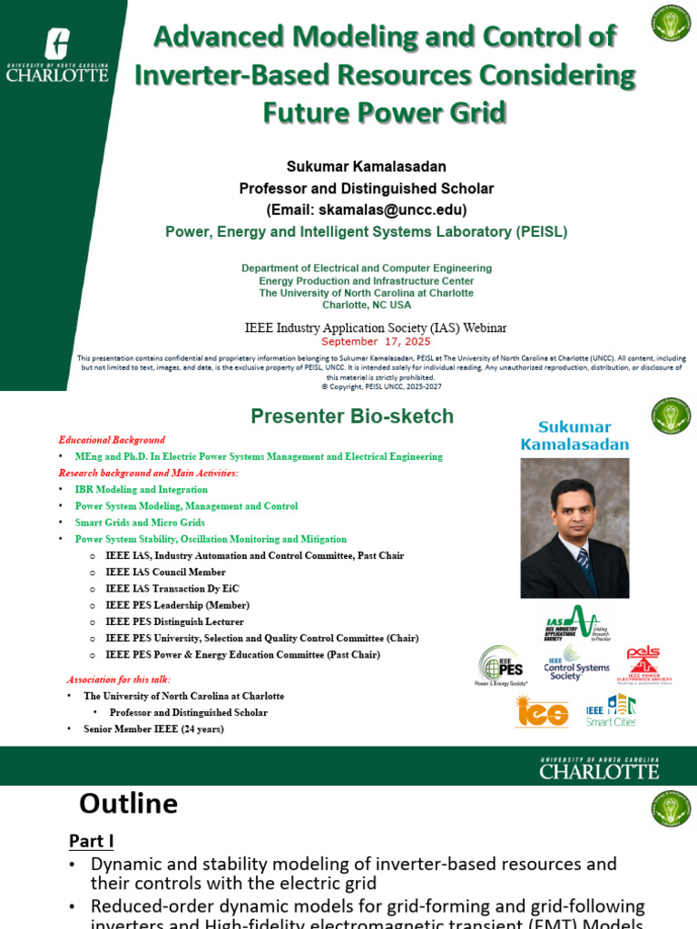 Slides Advanced Control IBRs | PDF | Power Inverter | Control Theory