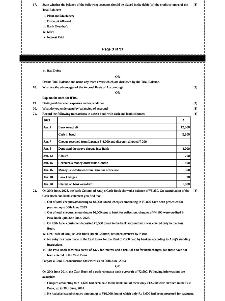 Important Short and Long Answer Type Questions | PDF