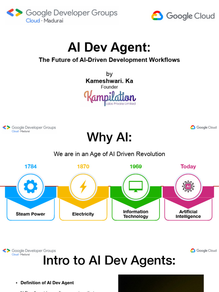Gdg Ai Dev Agent | PDF | Artificial Intelligence | Intelligence (AI ...