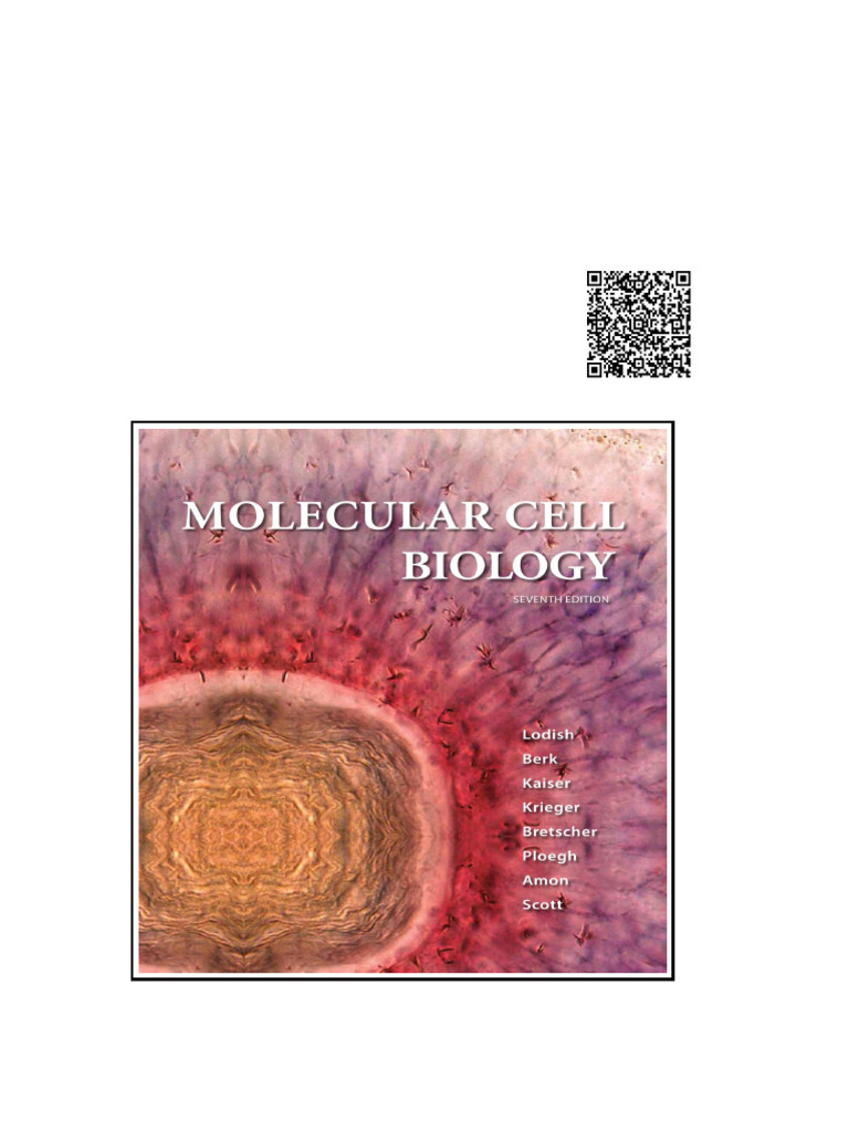 Molecular Cell Biology 7th Edition by Lodish | PDF | Animal Welfare ...